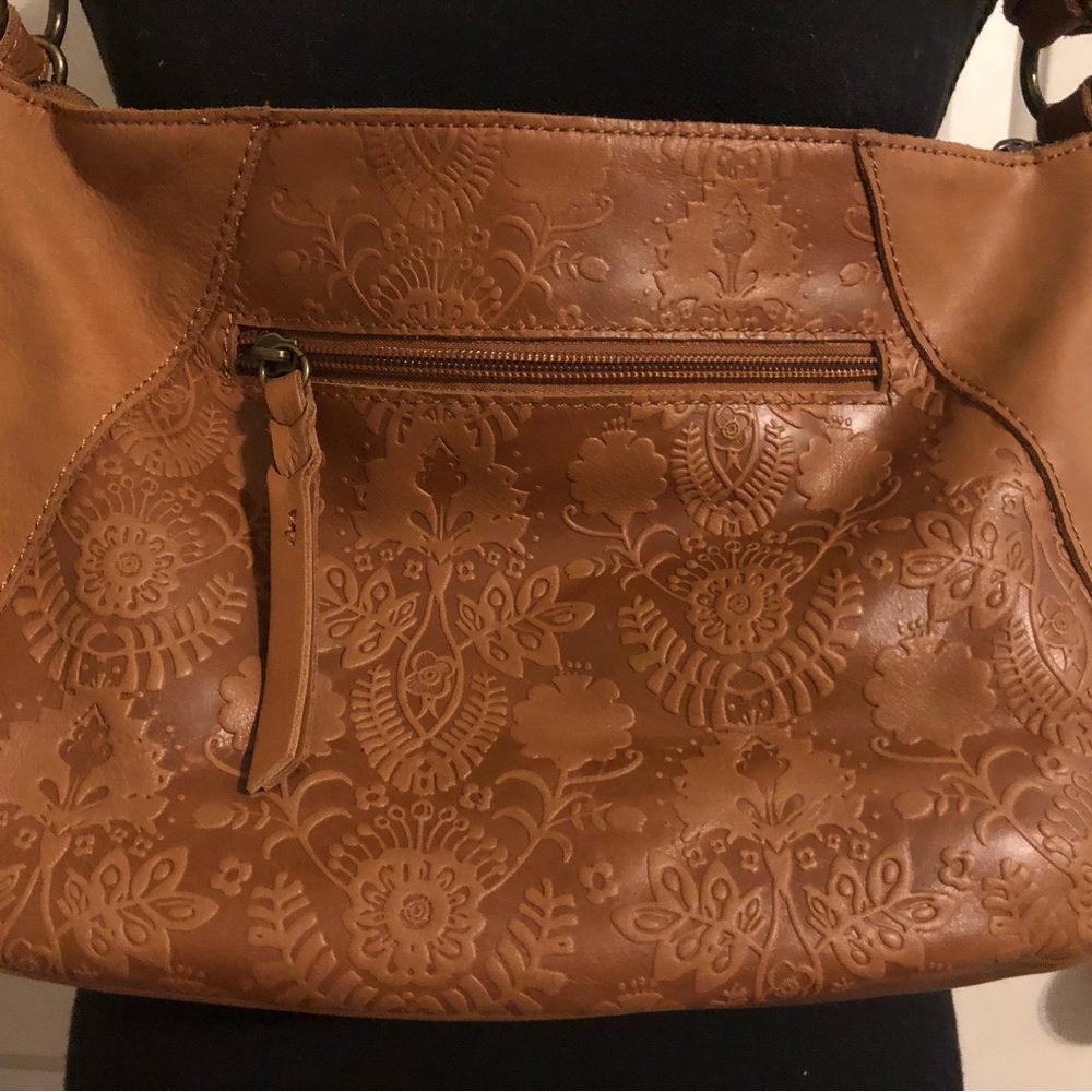Vintage The Sak Tooled Leather Purse/Handbag